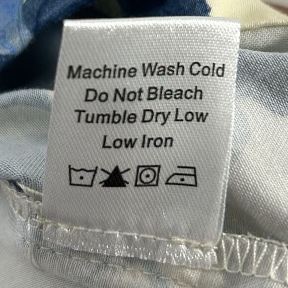 Tuckernuck Bonnie Blossom Megan Mini Floral Shift Dress 2XL Blue Summer Casual - Picture 9 of 14